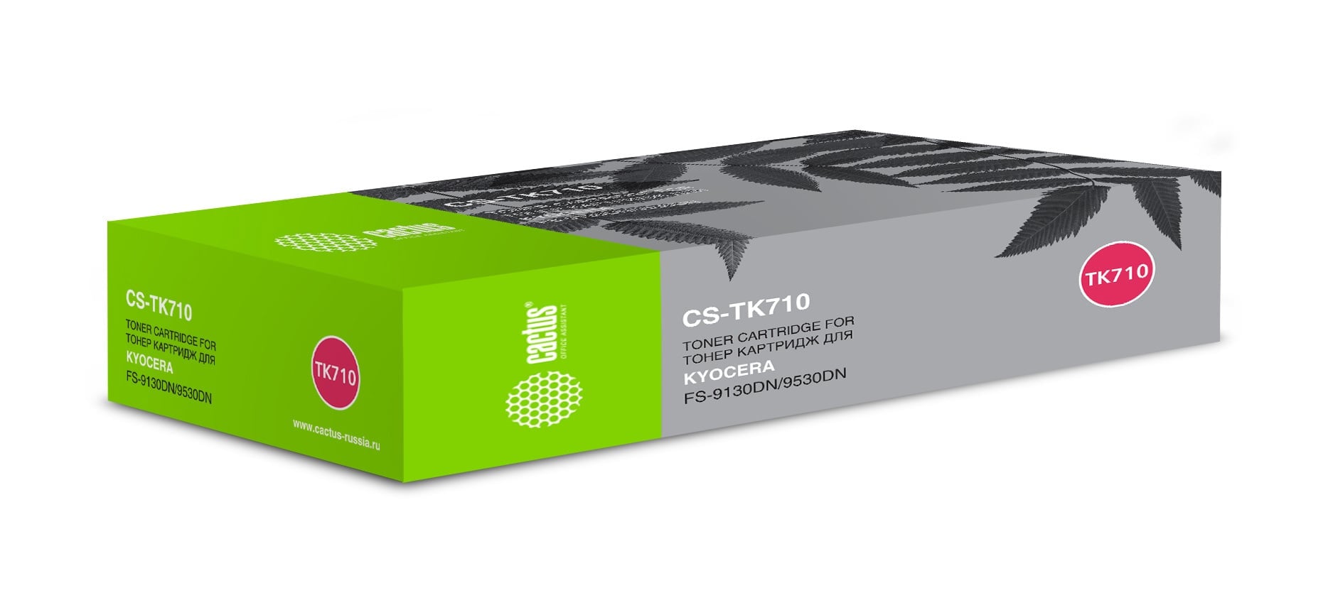 -/ Картридж лазерный Cactus CS-TK710 TK-710 черный (40000стр.) для Kyocera Mita FS 9130/9130DN/ 9530