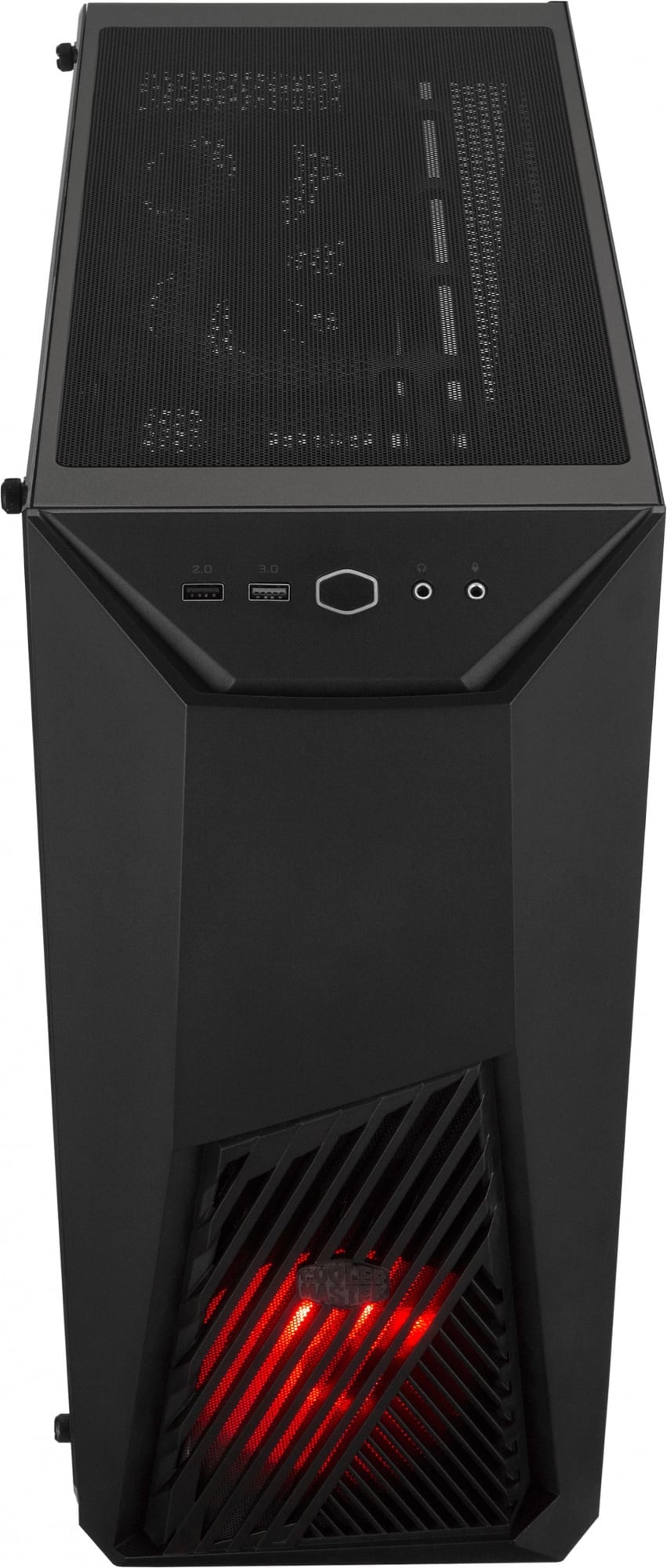 Компьютерный корпус Cooler Master MasterBox K501L, 1xUSB3.0, 1xUSB2.0, 1x120 Fan, 1x120 Red Led Fan, w/o PSU, Black, ATX