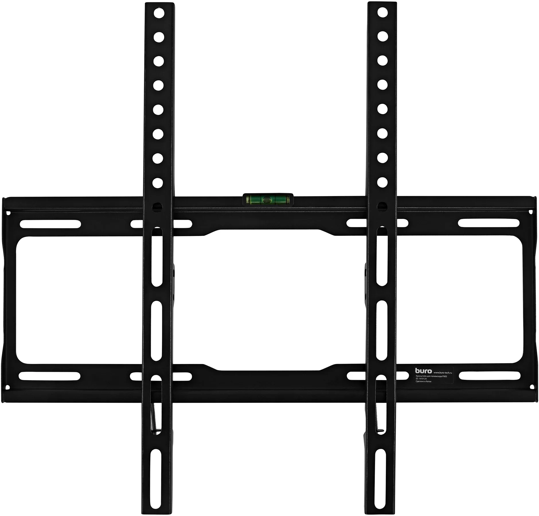 Кронштейн для телевизора Buro FX0S черный 22"-65" макс.35кг настенный фиксированный