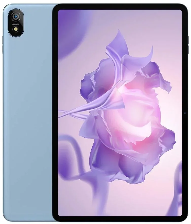Планшет Blackview Tab 18 G99 (2.2) 8C RAM8Gb ROM256Gb 11" IPS 2000x1200 4G Android 13 голубой 16Mpix 8Mpix BT WiFi microSD 1Tb 8800mAh 26hr 360hrs