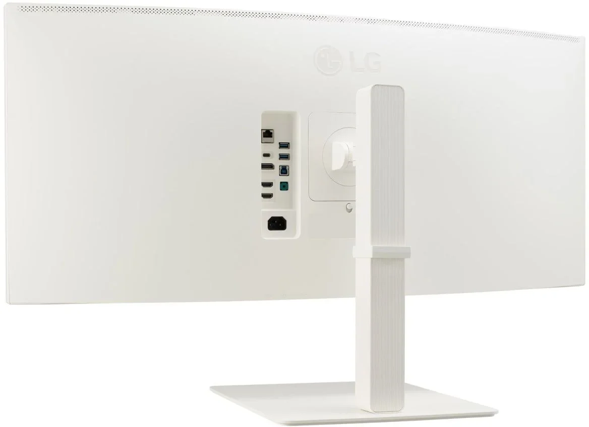 38WR85QC-W.ARUZ - Монитор жидкокристаллический LG 38WR85QC-W.ARUZ 38'' 21:9 3840x1600(UW4K) IPS, Curved, nonGLARE, nonTOUCH, 144 Hz, 600 cd/m2, HDMI, DP, USB-C,USB-A, RJ45, speakers, White