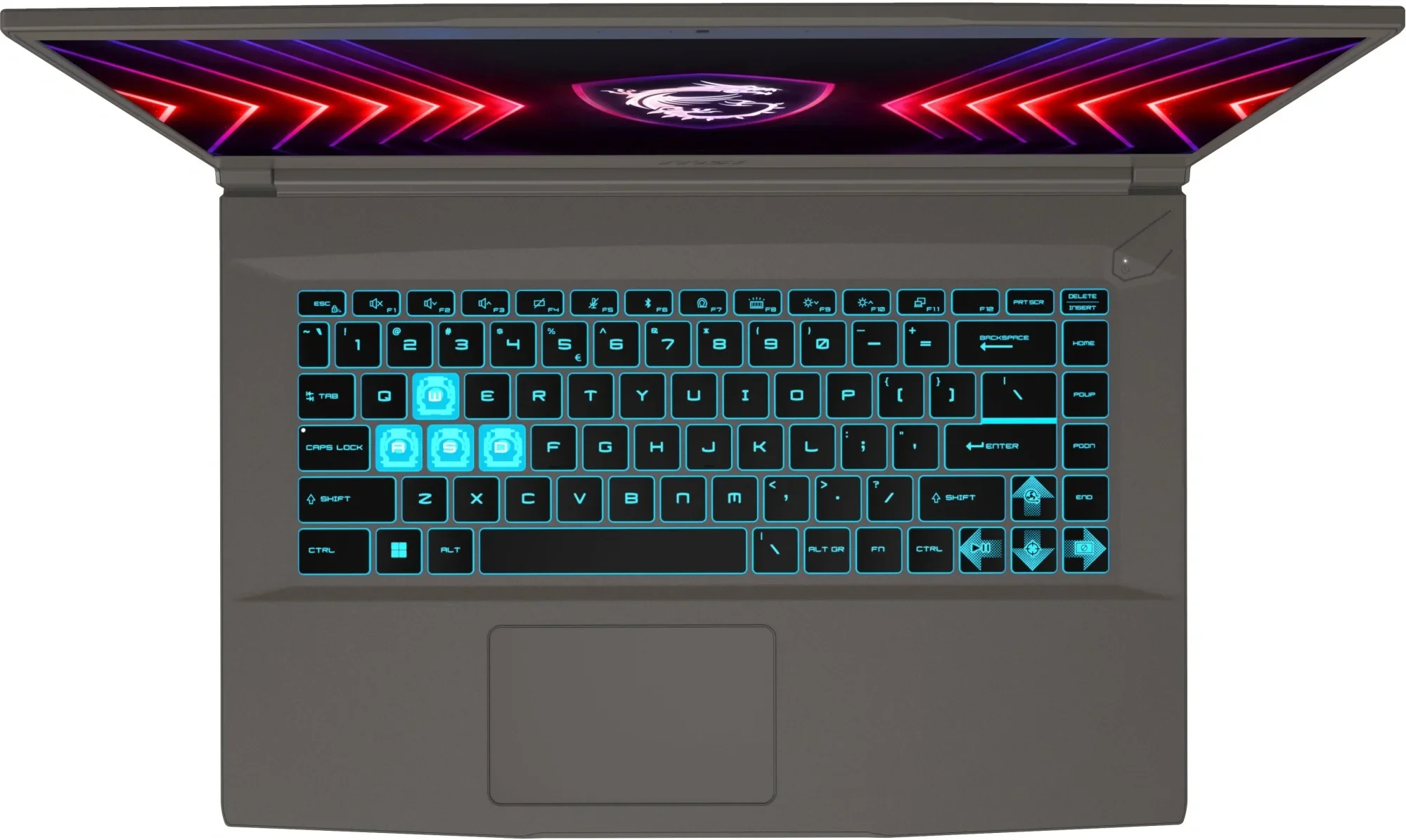 Ноутбук MSI Thin 15 B12UCX-3061XRU Core i7 12650H 16Gb SSD512Gb NVIDIA GeForce RTX 2050 4Gb 15.6" IPS FHD (1920x1080) без ОС grey WiFi BT Cam (9S7-16R831-3061)