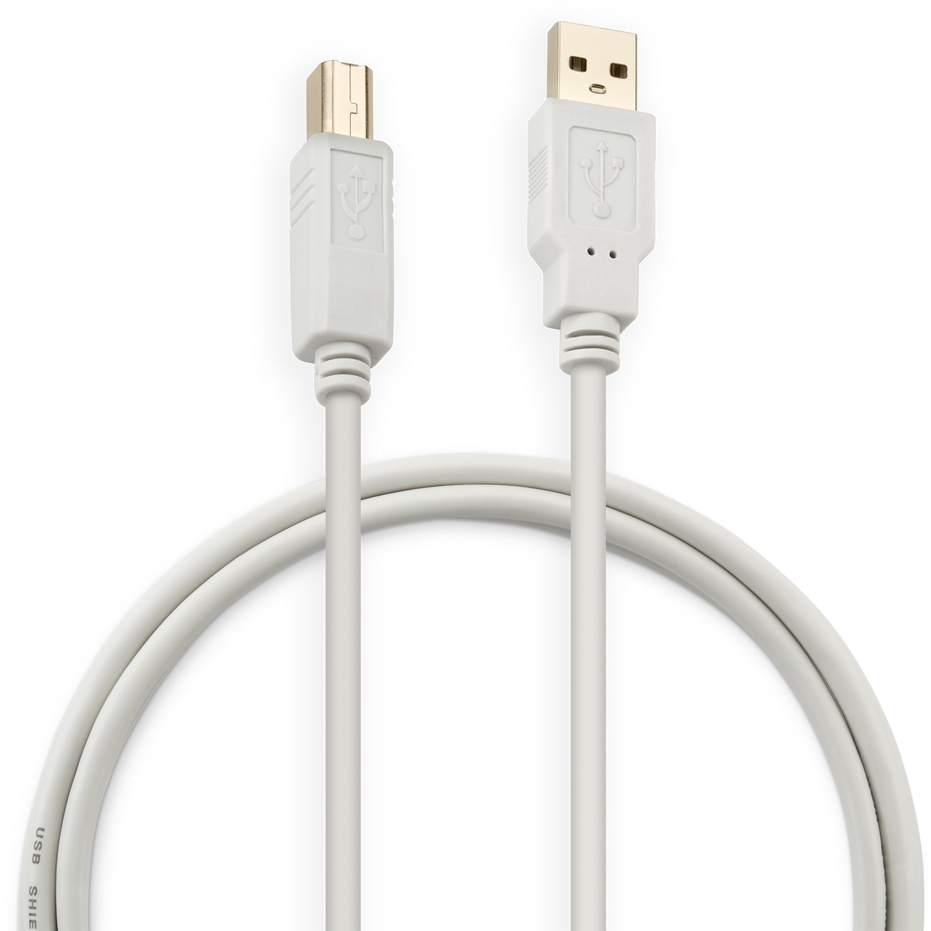Кабель Buro USB2.0-AM/BM USB A(m) USB B(m) 1.8м серый [USB2.0-AM/BM]