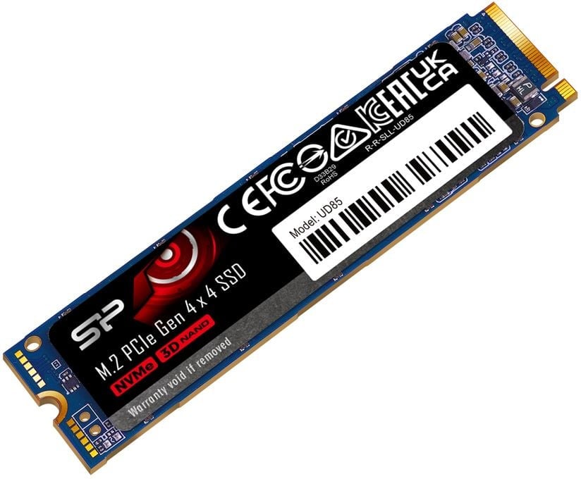 Накопитель SSD Silicon Power M-Series UD85, 1Tb, PCIe 4.0 x4, M.2 2280, NVMe, R/W 3600/2800