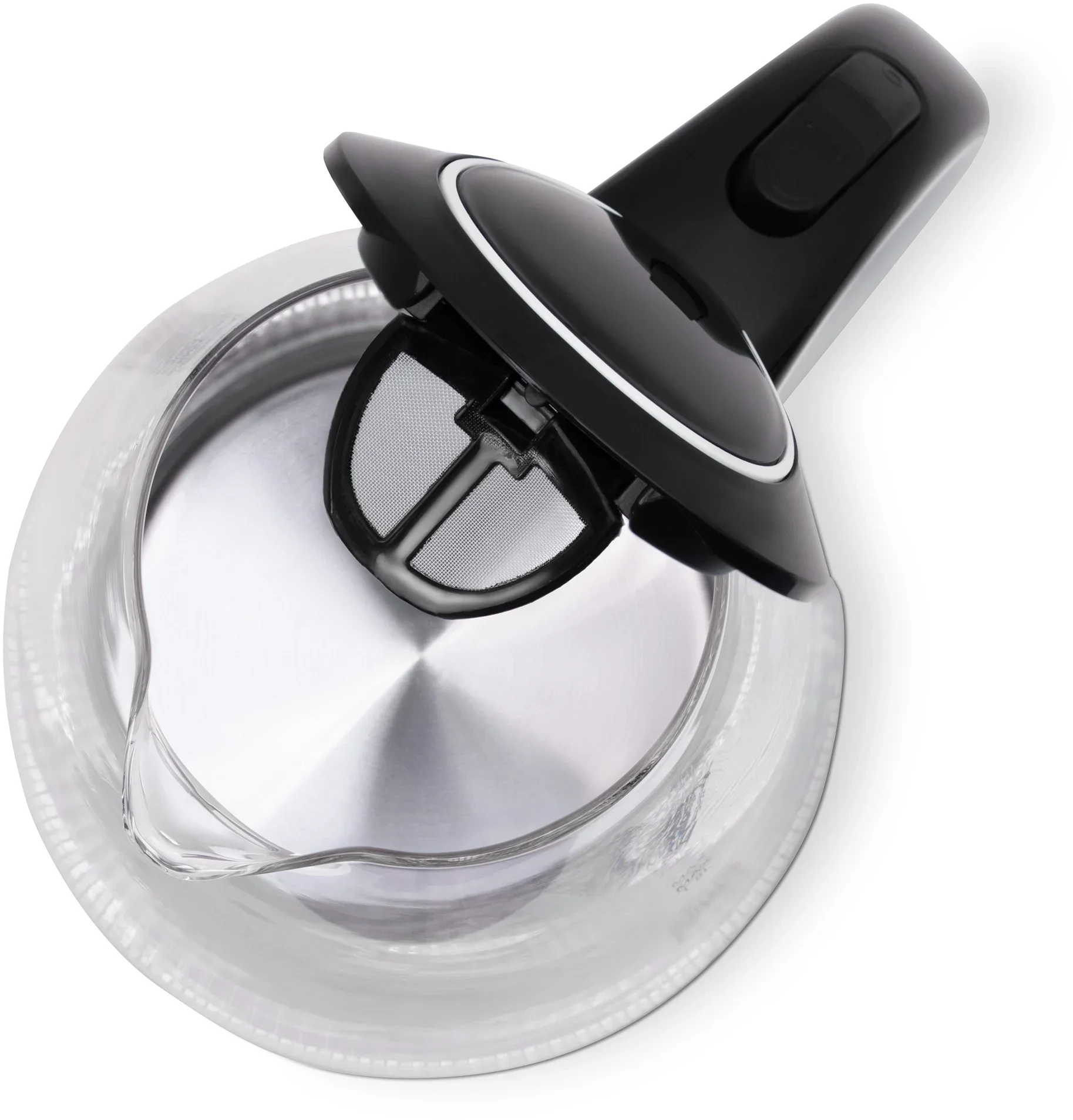 Чайник электрический Vitek VT-7027 1.8л. 2200Вт черный корпус: стекло