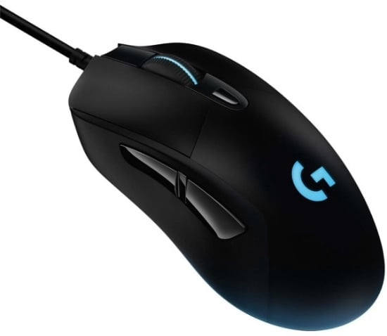 Мышь проводная Logitech G403 HERO черный оптическая (16000dpi) USB2.0 (5but)