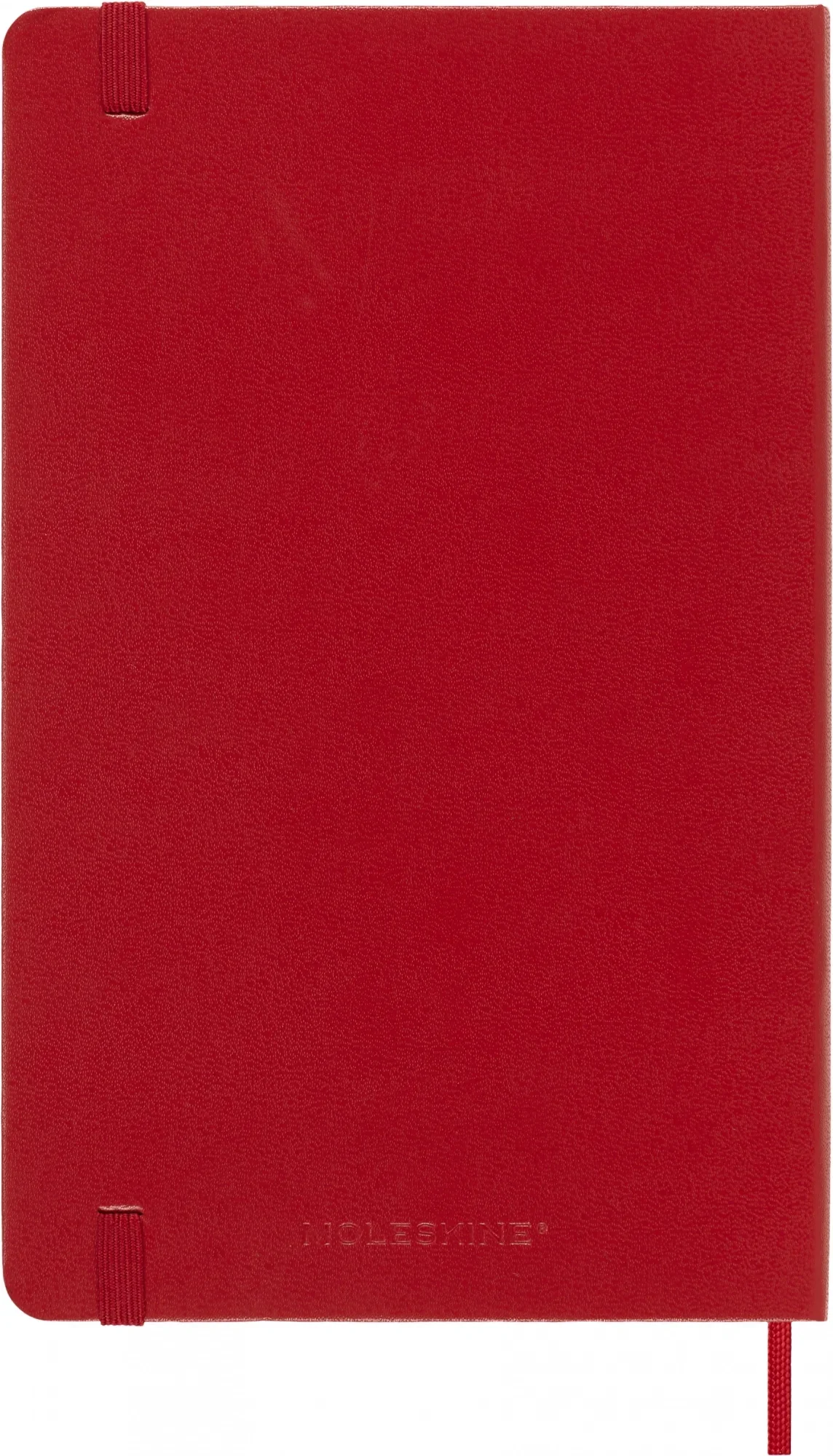 Еженедельник Moleskine ACADEMIC WKNT Large 130х210мм датир.18мес 208стр. красный