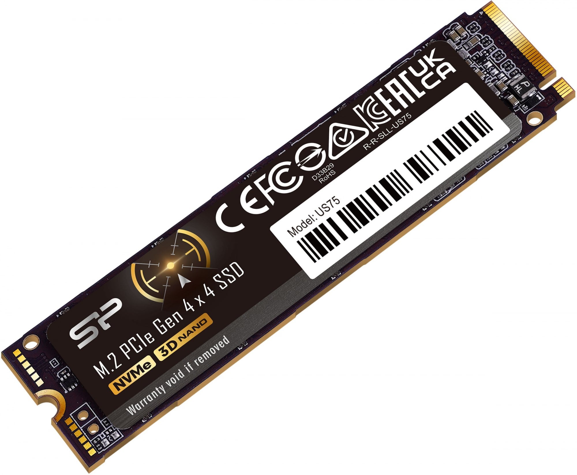 Твердотельный накопитель Silicon Power PCIe 4.0 x4 1TB SP01KGBP44US7505 US75 M.2 2280 [SP01KGBP44US7505]