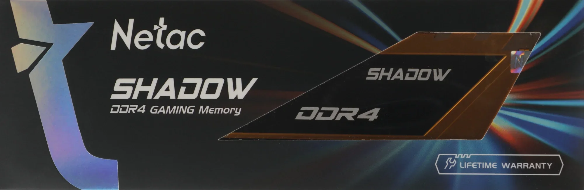 Память DDR4 8GB 2666MHz Netac NTSDD4P26SP-08Y Shadow RTL Gaming PC4-21300 CL19 DIMM 288-pin 1.2В с радиатором Ret