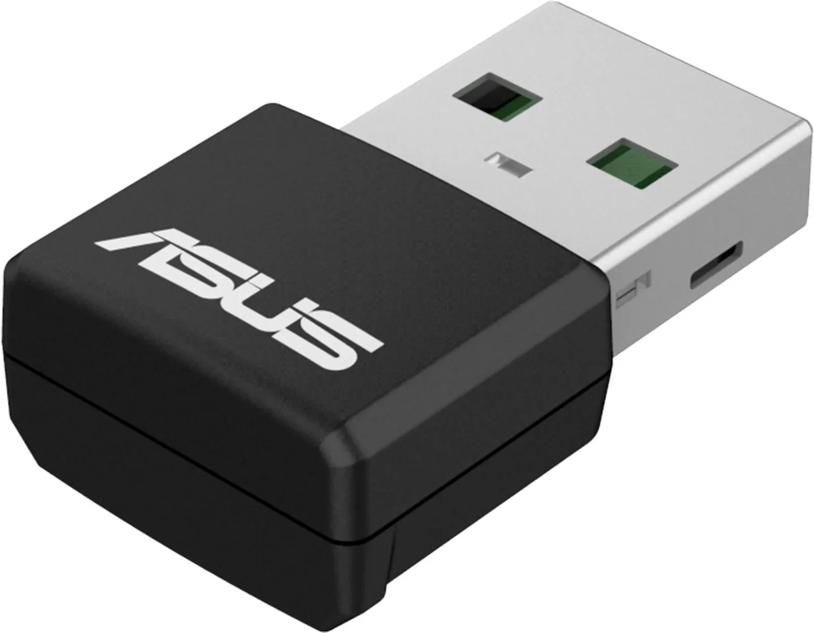 ASUS USB-AX55 NANO Беспроводной двухдиапазонный USB 2.0 адаптер AX1800, внутренняя антенна, Wi-Fi 6 (ax)