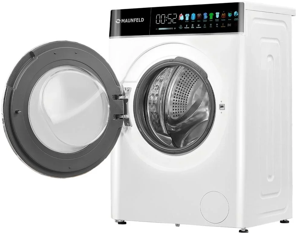 Стиральная машина Maunfeld MFWD1295WH05 класс: B загр.фронтальная макс.:9кг (с сушкой) белый инвертор