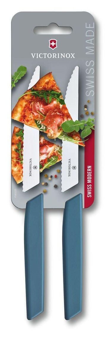 Набор ножей кухон. Victorinox Swiss Modern 6.9006.12W2B компл.:2предм. синий блистер