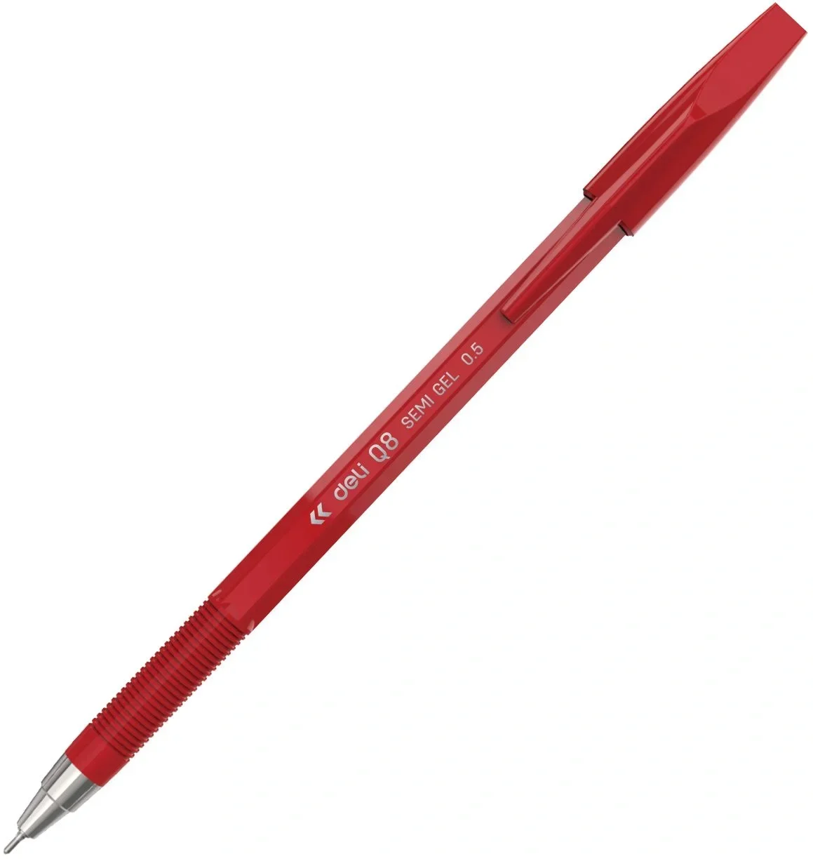 Набор ручек шариковых Deli Think EQ8-RD, красные чернила (12шт), линия 0.5мм