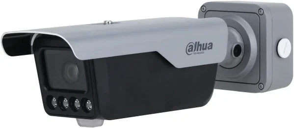 Камера распознавания номеров DAHUA 1/1.8” 4Мп CMOS; моторизированный объектив 8-32мм; сжатие: H.265+/H.265/H.264+/H.264/H.264B/H.264H/MJPEG; разрешение и скорость трансляции видео: 4Мп (2688х1520) 2