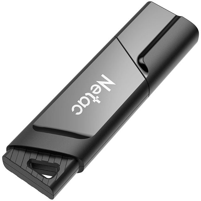 Флешка USB R/W Netac U336S NT03U336S-064G-30BK, 64Gb, USB3.0, пластиковая с защитой от записи