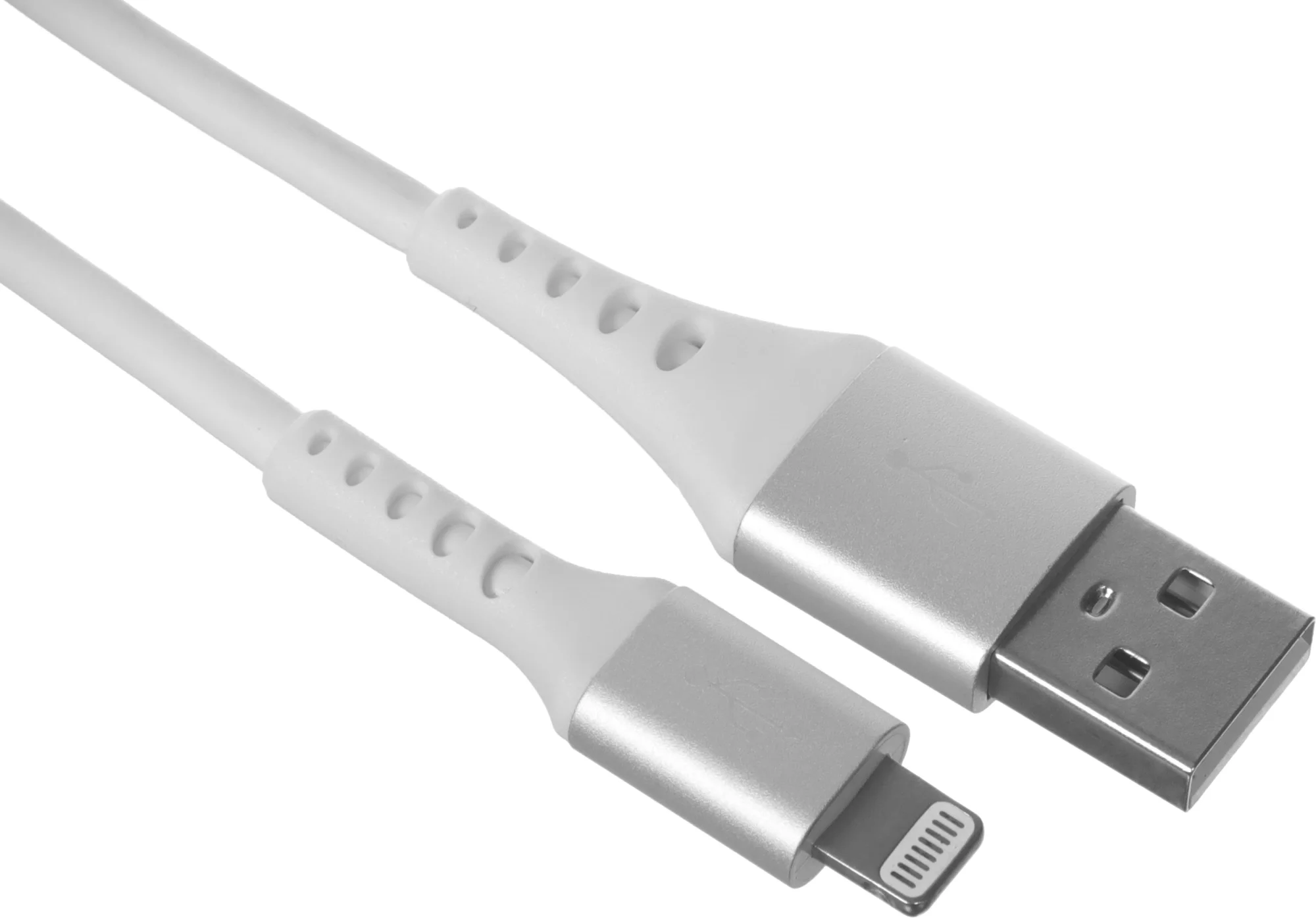 Кабель Cactus CS-LG.USB.A-2 USB (m)-Lightning (m) 2м белый блистер