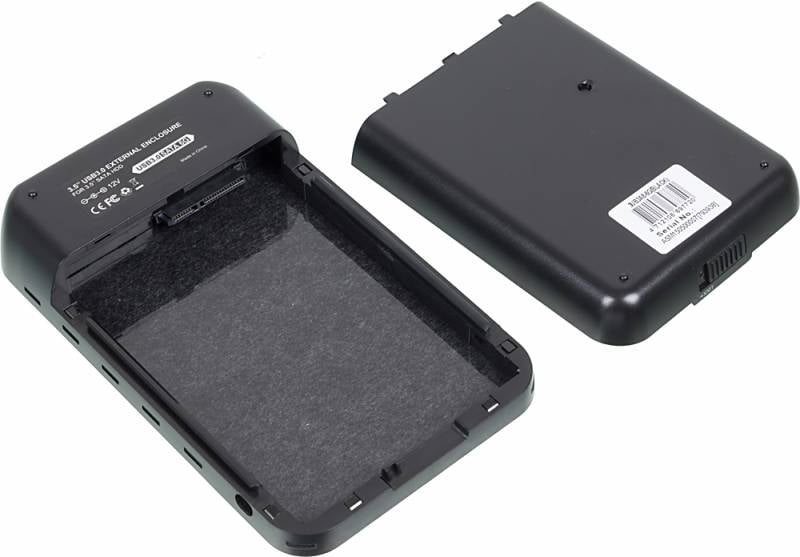 AgeStar 3UB3A8-6G (Black) Мобил рек, usb3.0 to 3,5"hdd SATA алюминий 