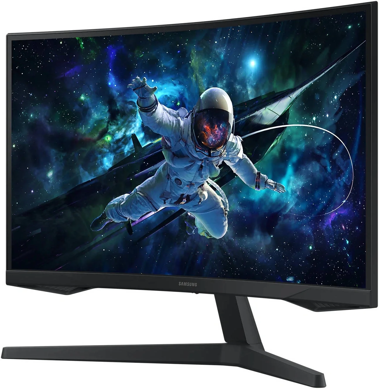 Монитор Samsung 27" Odyssey G5 S27CG552EMXUE черный VA LED 1ms 16:9 HDMI матовая 300cd 178гр/178гр 2560x1440 165Hz DP Quad 2K (1440p) USB 4.1кг
