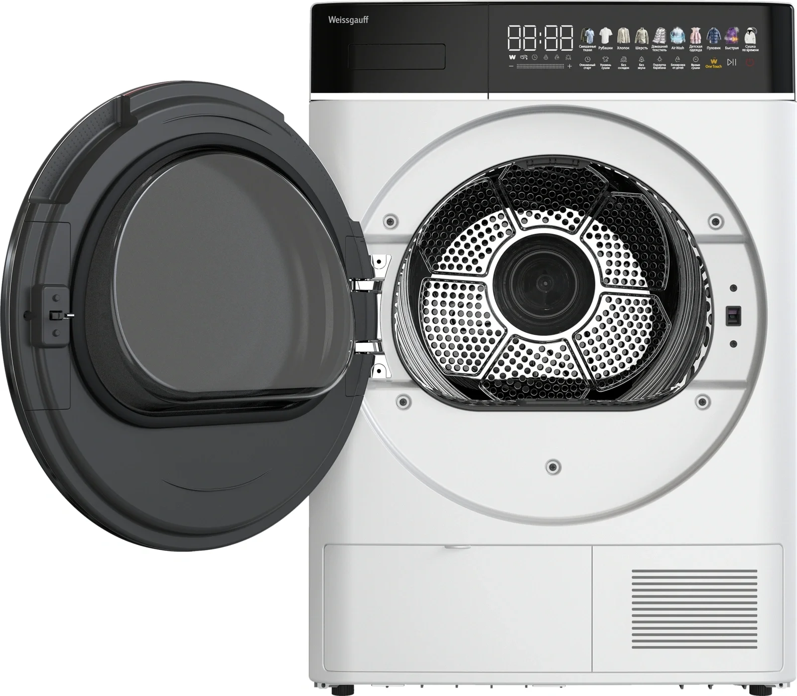 Сушильная машина Weissgauff WD 58411 Premium Inverter кл.энер.:A+++ макс.загр.:8кг белый (438486)