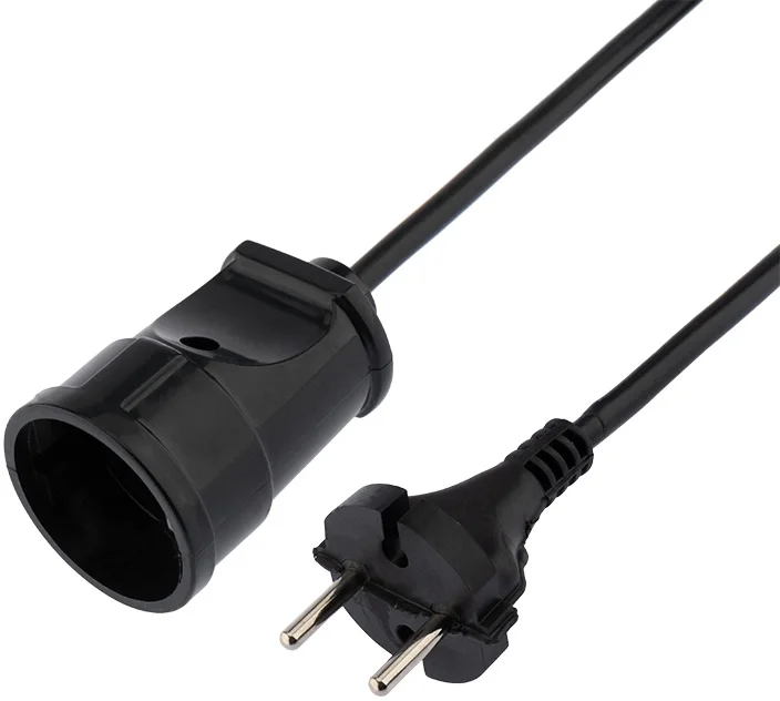 Удлинитель силовой PROconnect ПВС (11-7102) 2x0.75кв.мм 1розет. 20м ПВС 6A пласт.рамка черный