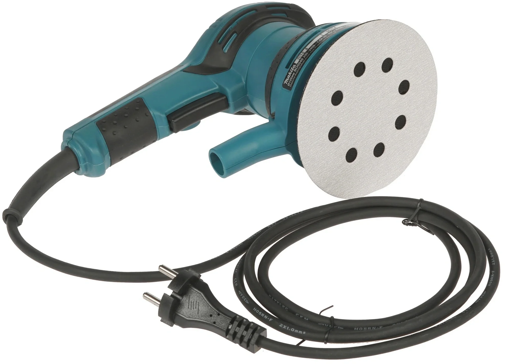 Эксцентриковая шлифовальная машина Makita BO5040 ЭШМ,300Вт,ф125мм,12000об\м,ампл-2.8мм,1.4кг,кор,п\сборник,доп.рукоятка