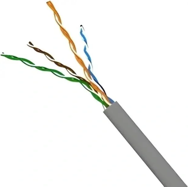LANMASTER Кабель информационный TWT-5EUTP2PT-GY кат.5E UTP 2 пары 24AWG PVC внутренний 305м серый