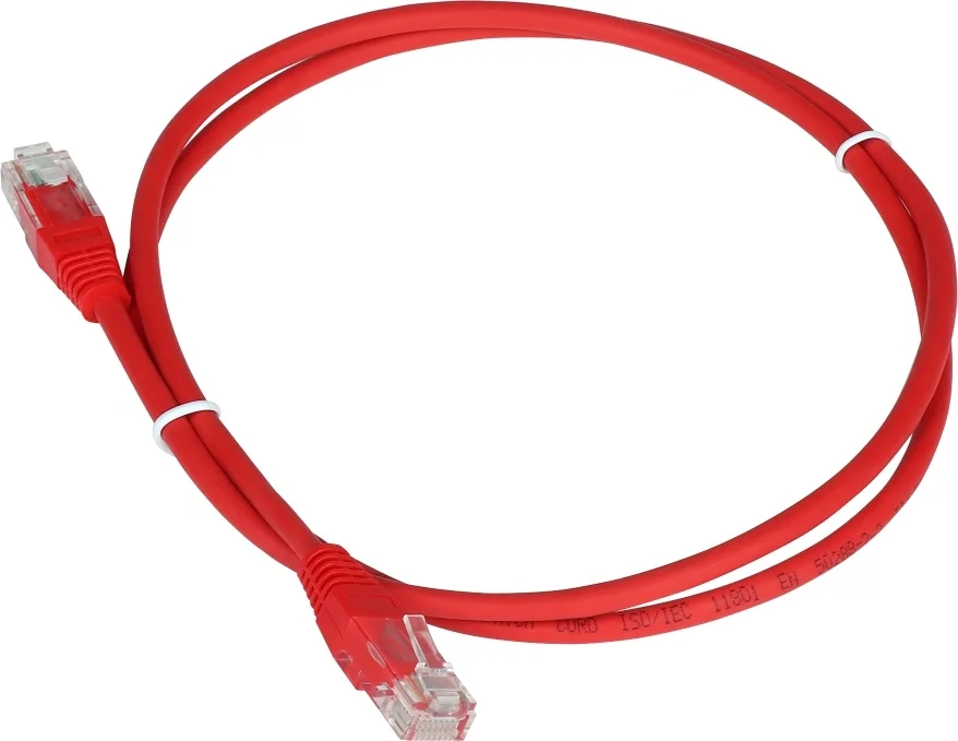 Патч-корд Lanmaster TWT-45-45-7.0-RD UTP RJ-45 вил.-вилка RJ-45 кат.5E 7м красный ПВХ