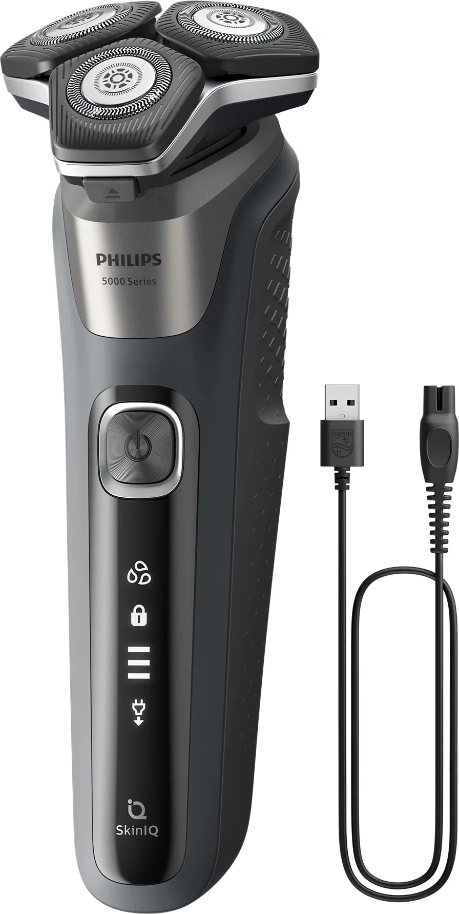 Бритва роторная Philips S5887/50 реж.эл.:3 питан.:аккум. серый