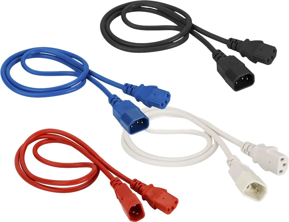 LAN-PP13/14-2.0-BL Шнур для блока питания Lanmaster IEC 60320 С13 вилка IEC 60320 С14 2 м 10А цвет: синий