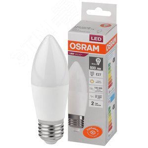 Лампа LEDVANCE 4058075579538, 10W E27 3000K, свеча, LED
