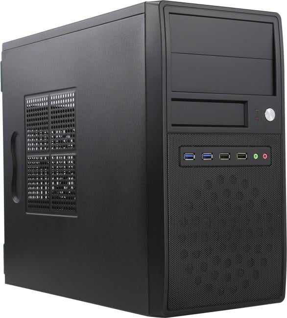 Корпус Chieftec MESH, mATX, Midi-Tower, черный, Без БП (CT-04B-OP)