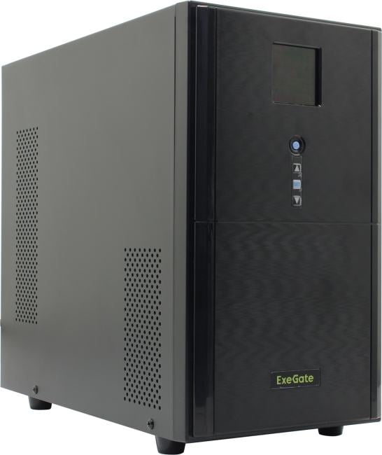 UPS 3000VA ExeGate SineTower <SZ-3000> <EX295990RUS> LCD, USB, Защита RJ45, Schuko, без АКБ