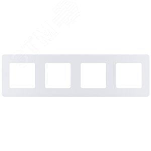Рамка Legrand 673966 Inspiria жемчуг - 4 поста