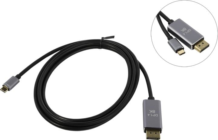 KS-is <KS-536> Кабель-адаптер USB-C -> DisplayPort(M)