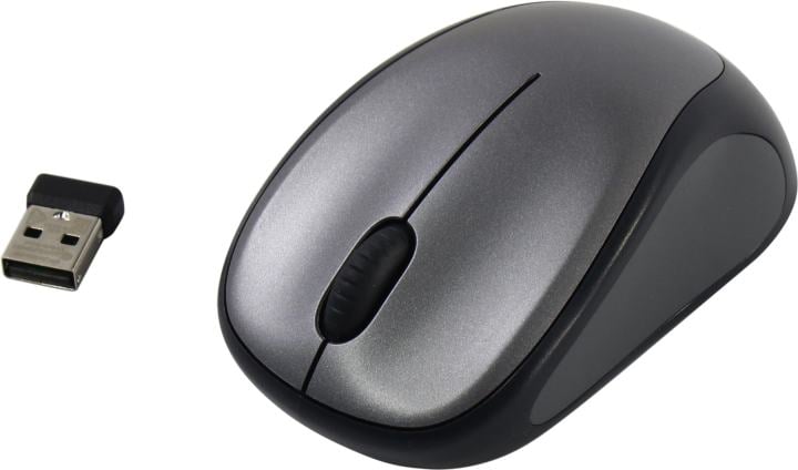 Мышь Logitech M235n серый/черный оптическая 1000dpi беспров. USB для ноутбука 2but (910-007129)