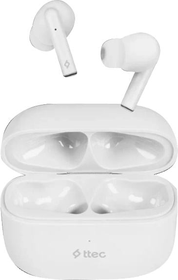 2KM149B Беспроводная Bluetooth-гарнитура TTEC AirBeat Pro Max ANC TWS Headset. Цвет: белый