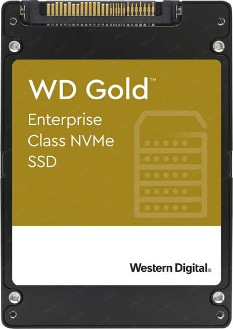 Накопитель SSD жесткий диск PCIE 3.84TB U.2 GOLD WDS384T1D0D WDC