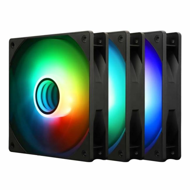 TL-C12W-S-V3x3 Вентилятор Thermalright TL-C12W-S V3 x3, 120x120x25 мм, 1500 об/мин, 26 дБА, PWM, ARGB, 3 шт в упаковке