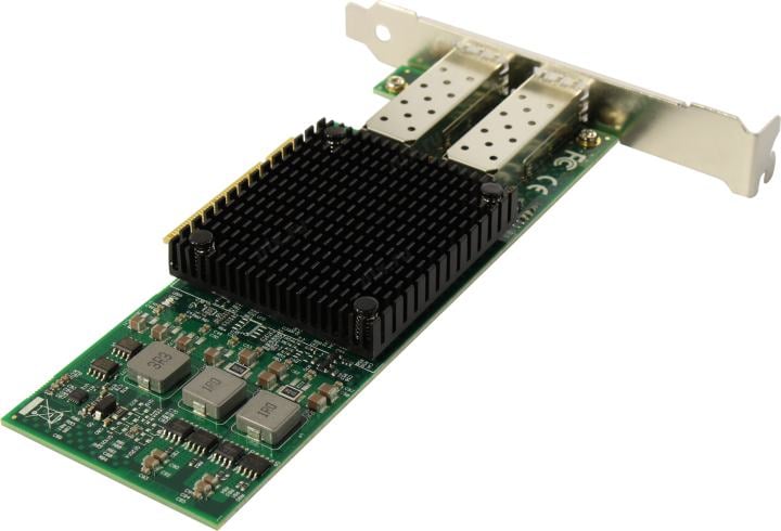 ORIENT XWT-BM810PE8 SFP, Сетевая карта PCI-Ex8 v2.0 2xSFP+ 10GbE Server NIC, Broadcom BCM57810 chipset, 10/1 Гбит/с, 2 планки крепления (33189)
