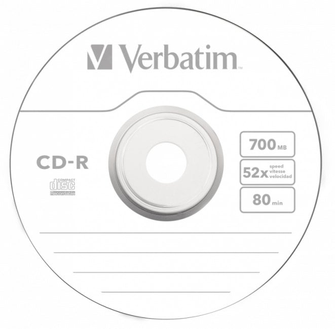 CD-R Verbatim   700Mb 52x  speed  <уп.10  шт> <43327>