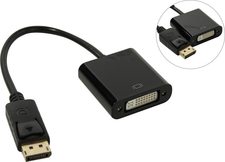 KS-is Переходник Displayport - DVI-I KS-is (KS-519), вилка-розетка, длина - 0,15 метра