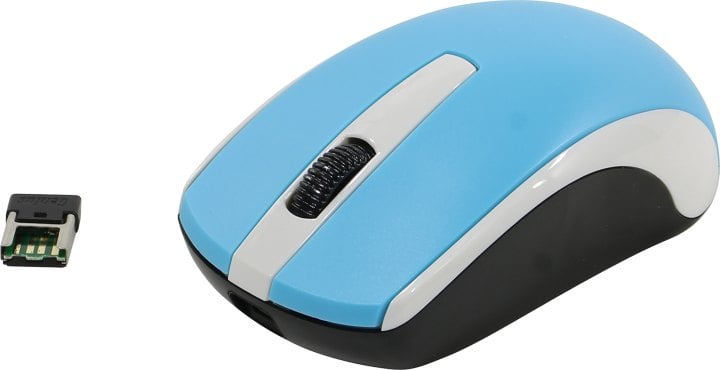 Genius Wireless Mouse <ECO-8100 Blue> (RTL) USB  3btn+Roll  (31030004402/31030010412)