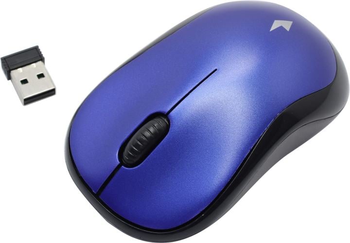 Gembird MUSW-265 {Мышь беспроводная, синий, 2.4ГГц, 2кн+колесо-мышка, 1000 DPI, оптический} 