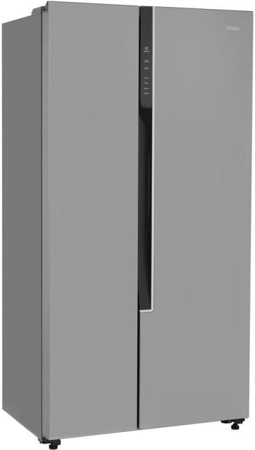 Холодильник Haier HRF-535DM7RU серебристый двухкамерный 337/167л морозилка сбоку, No Frost, Side by Side