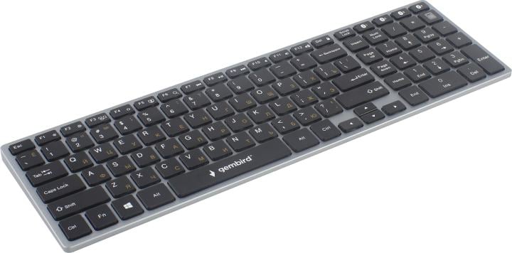 Клавиатура Gembird Wireless KB-315BT Black <Bluetooth> 80КЛ+TouchPad