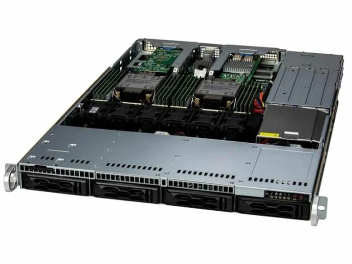 (Z0978928) (ТХП) sS9800/pro1U: Xeon Gold 6430/ 4x32 Гб/ 2x1.92 Тб SATA SSD/ 2x960 Гб  SATA  SSD/