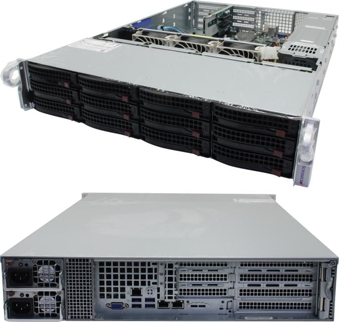 SuperMicro 2U 6029P-WTRT (LGA3647, C622, SVGA, SATA RAID, 12xHS SAS/SATA, 2x10GbLAN, 12DDR4  1200W  HS)