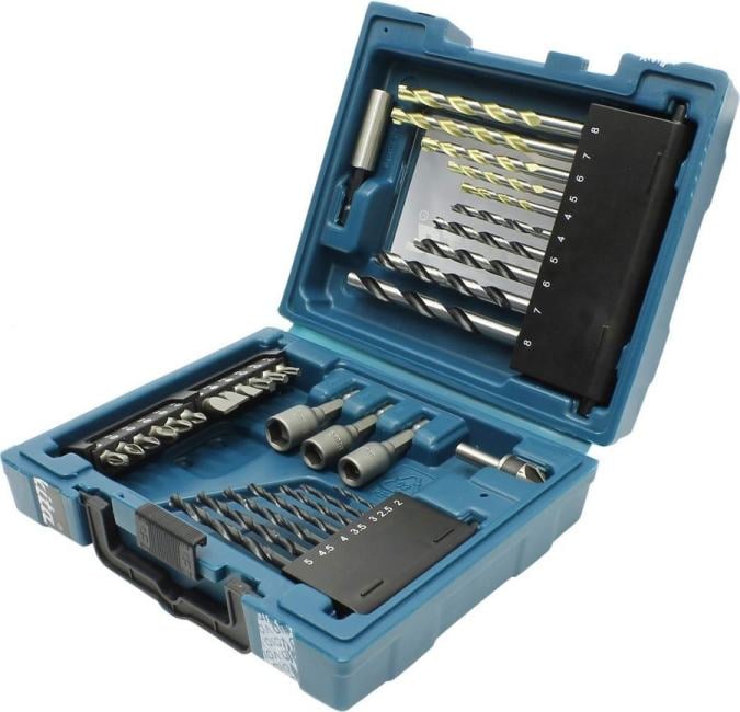 Makita <D-36980> Набор насадок и свёрл  (34  шт)