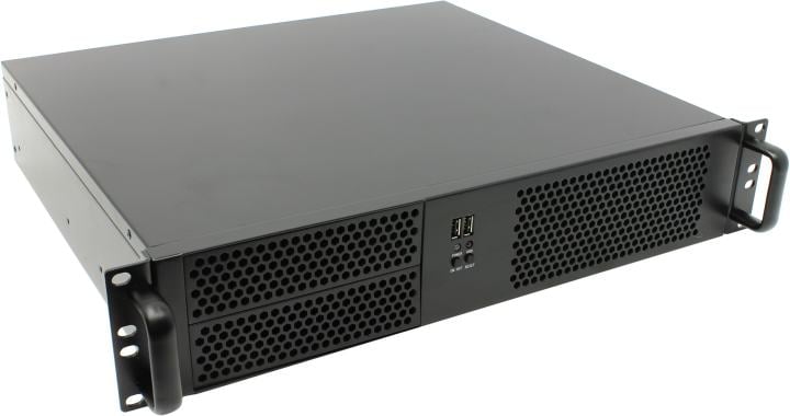 Server Case 2U  Exegate <Pro 2U390-04>  MicroATX  500W  (24+8+2x4+2x6/8пин) <EX264958RUS>