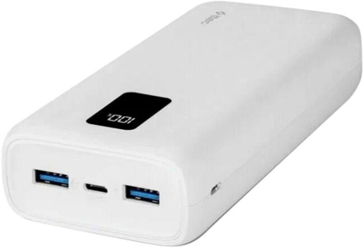 TTEC 2BB203B TTEC PowerSlim Trio LCD 20000mAh PD 22,5W Powerbank with Trio Cable - White